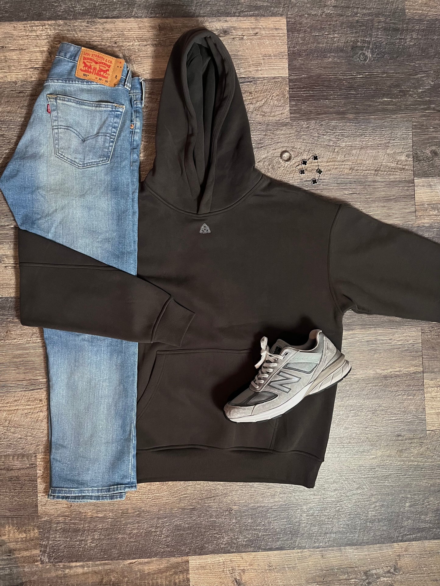 FiveEight "Triquetra" Hoodie - Charcoal Gray