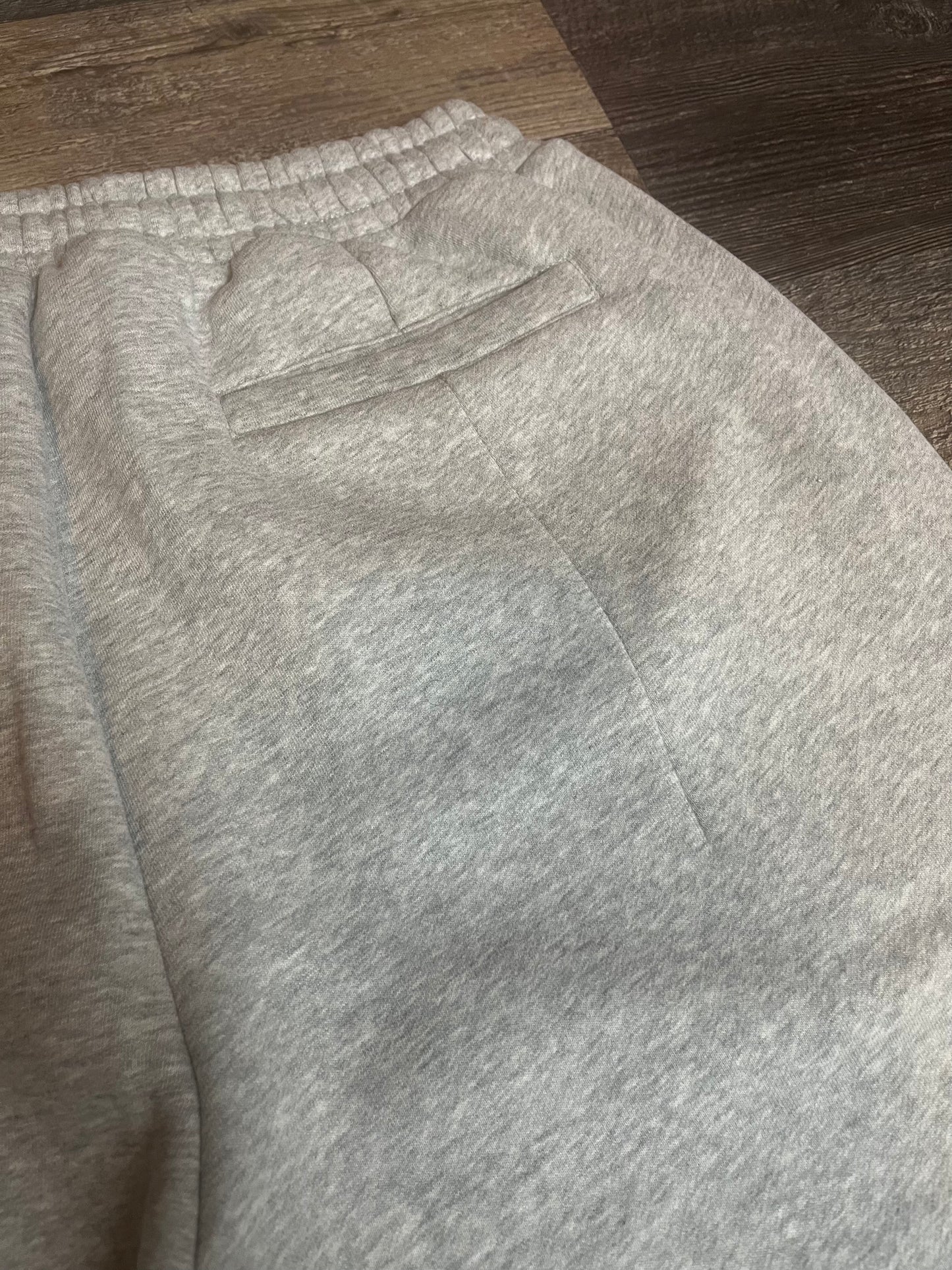 Wide-Leg Sweatpants Heather Grey