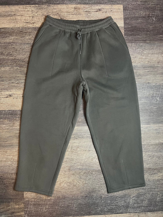 Wide-Leg Sweatpants Charcoal Grey