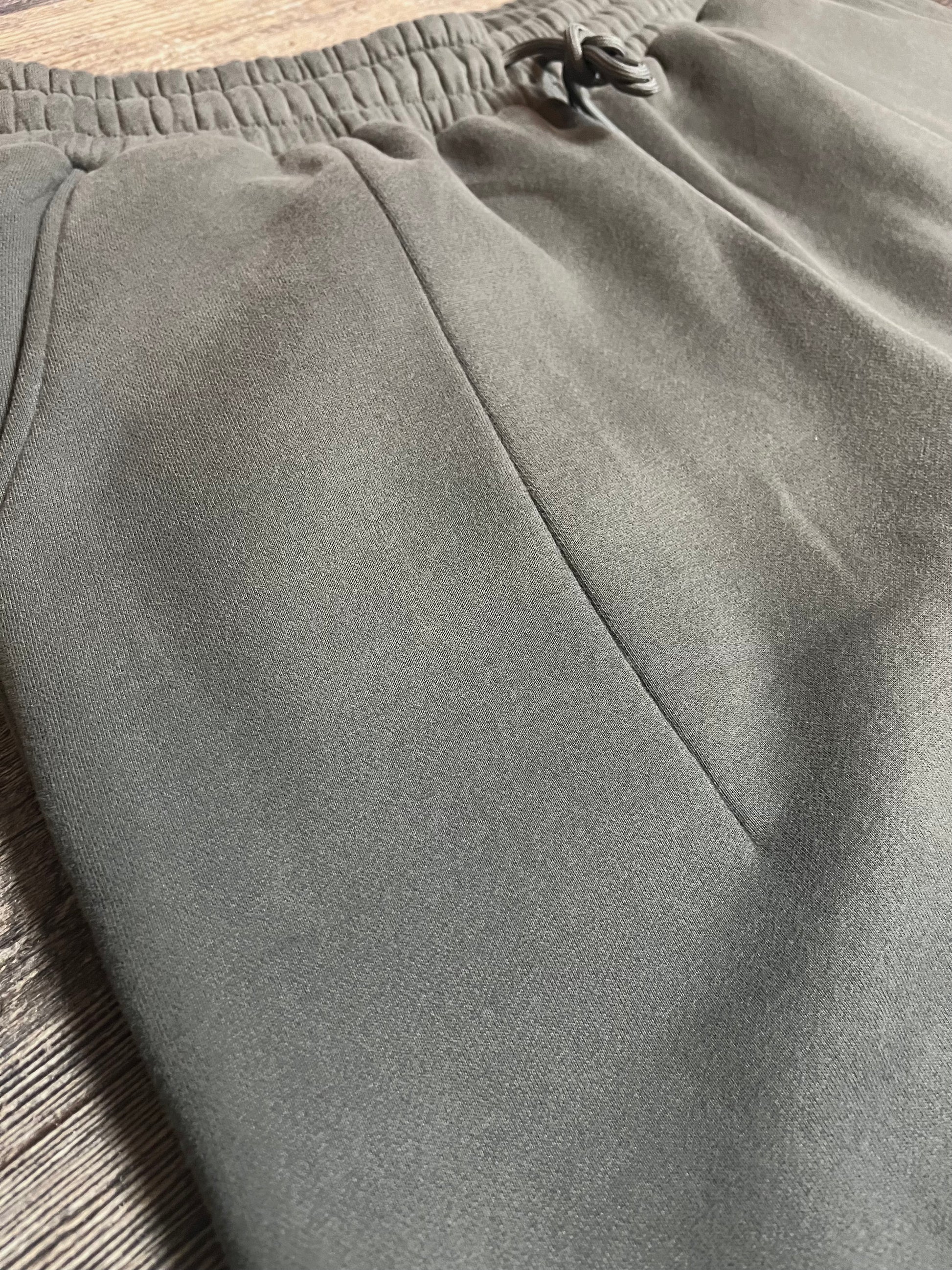 Wide-Leg Sweatpants Charcoal Grey