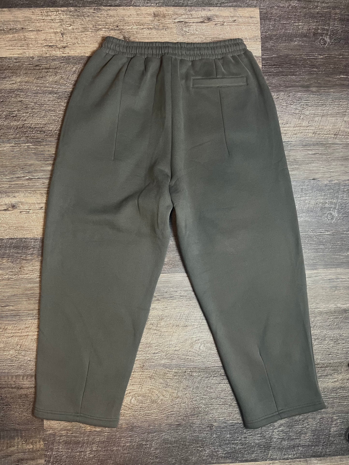 Wide-Leg Sweatpants Charcoal Grey